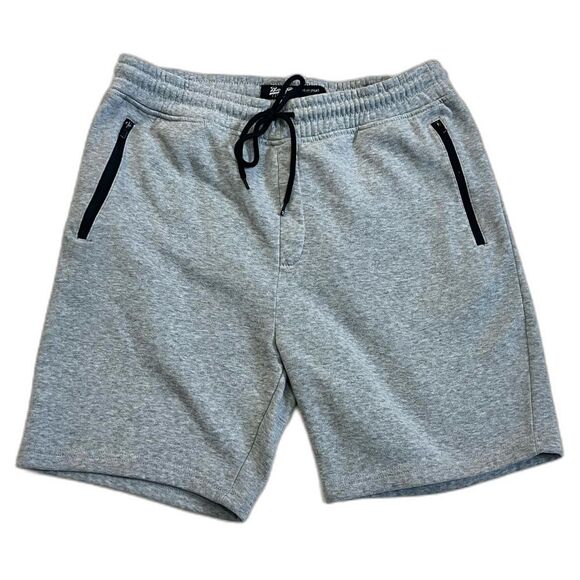 Unbranded Other - Brooklyn Cloth Men's Gray Casual “The Knit Shorts” w Drawstring & Zipper Pockets